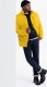 Kurtka męska Ombre Kurtka męska typu puffer z podszewką w kratę  żółta V3 OM-JAHP-0205 L 4