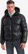 Kurtka męska Ombre Męska ciepła kurtka puffer ze ściągaczami  czarna V1 OM-JAHP-0207 L 1