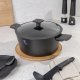 Berlinger Haus GARNEK TYTANOWY Z POKRYWĄ 30cm BERLINGER HAUS BH-8133 ANTRACIT 2