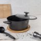 Berlinger Haus GARNEK TYTANOWY Z POKRYWĄ 30cm BERLINGER HAUS BH-8133 ANTRACIT 8