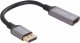 Lanberg Kabel adapter Lanberg Displayport (M) -> HDMI (F) 8K na kablu 20cm srebrny 1
