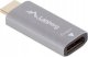 Adapter AV Lanberg Adapter Lanberg HDMI (M) -> Displayport (F) 4K srebrny 2