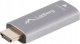 Adapter AV Lanberg Adapter Lanberg HDMI (M) -> Displayport (F) 4K srebrny 3