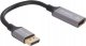 Lanberg Kabel adapter Lanberg Displayport (M) -> HDMI (F) 4K na kablu 20cm srebrny 1