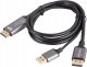 Lanberg Kabel adapter Lanberg HDMI (M) -> Displayport (M) 1,8M 4K czarny 1