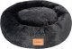 Mimikoko MIMIKO Pets Legowisko Shaggy okrągłe L 60cm czarne 1