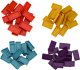 LeanToys Autko Zielony Dinozaur na Baterie Układające Kolorowe Domino 4 Kolory Klocków 4