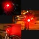 Alogy Lampka rowerowa Światło rowerowe Tylne czerwone LED pod siodełko Migająca lampa na rower tył 10