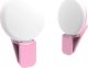 Lampka USB Alogy Lampka LED Alogy Mini Selfie Ring Klips do nagrywania robienia zdjęć do telefonu z klipsem Różowa 13