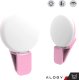 Lampka USB Alogy Lampka LED Alogy Mini Selfie Ring Klips do nagrywania robienia zdjęć do telefonu z klipsem Różowa 2