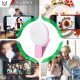 Lampka USB Alogy Lampka LED Alogy Mini Selfie Ring Klips do nagrywania robienia zdjęć do telefonu z klipsem Różowa 5