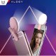 Lampka USB Alogy Lampka LED Alogy Mini Selfie Ring Klips do nagrywania robienia zdjęć do telefonu z klipsem Różowa 7