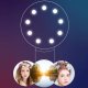 Lampka USB Alogy Lampka LED Alogy Mini Selfie Ring Klips do nagrywania robienia zdjęć do telefonu z klipsem Różowa 8