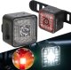 Alogy Lampka rowerowa 2w1 Alogy Bike Rear+Front Light Smart Latarka na rower wodoodporne światło na przód i tył 120lm IP66 7