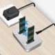 Stacja dokująca LogiLink LogiLink USB 3.2 Gen 2 Duale M.2 NVMe Dockingstation silber 4