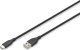 Kabel USB Digitus Digitus USB-A > USB-C 2.0 (ST-ST) 2m Ladekabel Silikon 60W Schwarz 1