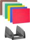 Deska do krojenia Hendi Zestaw 6 desek do krojenia ze stojakiem 450 x 300 x 10 mm Zestaw 6 desek do krojenia ze stojakiem 450 x 300 x 10 mm 2