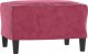 vidaXL 3-osobowa sofa z podnóżkiem winna czerwień 180 cm, aksamit 5