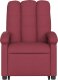 vidaXL Podnoszony fotel rozkładany, winna czerwień, obity tkaniną 8