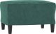 vidaXL 3-osobowa sofa z podnóżkiem, ciemnozielony, 180 cm, aksamit 5