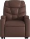 vidaXL Podnoszony fotel masujący, rozkładany, brązowy 9