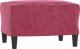 vidaXL 3-osobowa sofa z podnóżkiem winna czerwień 180 cm, aksamit 5