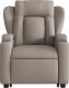 vidaXL Podnoszony fotel rozkładany, kolor taupe, obity tkaniną 9