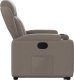 vidaXL Podnoszony fotel rozkładany, kolor taupe, obity tkaniną 10