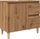 vidaXL Szafka pod umywalkę, dąb artisan, 65x33x60 cm 2