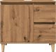 vidaXL Szafka pod umywalkę, dąb artisan, 65x33x60 cm 4