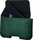 Surazo Kabura na pasek skórzana Belt Case - Nubuk Ciemny Zielony Apple iPhone 15 Pro 5