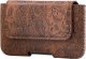 Surazo Kabura na pasek skórzana Belt Case - Ornament Orzech Brązowy -Uniwersalny XXL 1