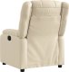 vidaXL vidaXL Elektryczny fotel rozkładany, kremowy, obity tkaniną 5