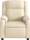vidaXL vidaXL Elektryczny fotel rozkładany, kremowy, obity tkaniną 9