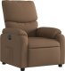 vidaXL vidaXL Elektryczny fotel rozkładany, brązowy, obity tkaniną 4