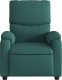 vidaXL vidaXL Rozkładany fotel masujący, elektryczny, ciemnozielony, tkanina 9