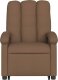 vidaXL vidaXL Podnoszony fotel masujący, rozkładany, brązowy, obity tkaniną 8