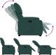 vidaXL vidaXL Podnoszony fotel rozkładany, ciemnozielony, obity tkaniną 7