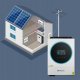 Qoltec Hybrydowy inwerter solarny Off-Grid 4kVA | 4kW | 120A | MPPT |   LCD | Wi-Fi | BMS | Sinus 2