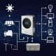 Qoltec Hybrydowy inwerter solarny Off-Grid 4kVA | 4kW | 120A | MPPT |   LCD | Wi-Fi | BMS | Sinus 3