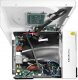 Qoltec Hybrydowy inwerter solarny Off-Grid 4kVA | 4kW | 120A | MPPT |   LCD | Wi-Fi | BMS | Sinus 5
