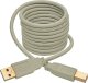 Kabel USB Tripp Lite USB-A - USB-B 1.8 m Beżowy (U022-006-BE) 2