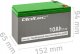 Qoltec Akumulator AGM | 12V | 10Ah | Bezobsługowy | do UPS 5