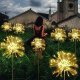 MEDUZA LAMPA SOLARNA ogród FIREWORK dmuchawiec -2SZT 1