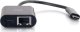 Adapter USB C2G USB-C - RJ-45 + USB-C Czarny  (82408) 1
