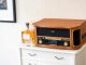 Gramofon Lenco LENCO TCD-2571 Plattenspieler Holzgeh. USB Kassette DAB+, Holz 8