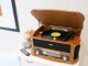 Gramofon Lenco LENCO TCD-2571 Plattenspieler Holzgeh. USB Kassette DAB+, Holz 9