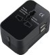 Verk Adapter przejściówka wtyczka gniazdo uk usa eu aus uniwersalna 2x usb świat Adapter przejściówka wtyczka gniazdo uk usa eu aus uniwersalna 2x usb świat 2