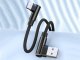 Kabel USB Verk Kabel przewód usb usb-c typ c kątowy do ładowania qc do telefonu 1m Kabel przewód usb usb-c typ c kątowy do ładowania qc do telefonu 1m 1