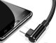 Kabel USB Verk Kabel przewód usb usb-c typ c kątowy do ładowania qc do telefonu 1m Kabel przewód usb usb-c typ c kątowy do ładowania qc do telefonu 1m 9